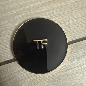New Tom Ford Black and Gold Compact mirror with dustbag
